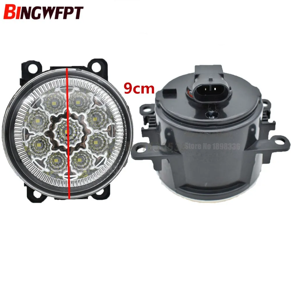 2PCS/LOT Fog Lamp Assembly LED Fog Light For Citroen C4 C5 C6 C-Crosser Jumpy Box Xsara Picasso 1999-2015 Halogen Fog Lights 55W