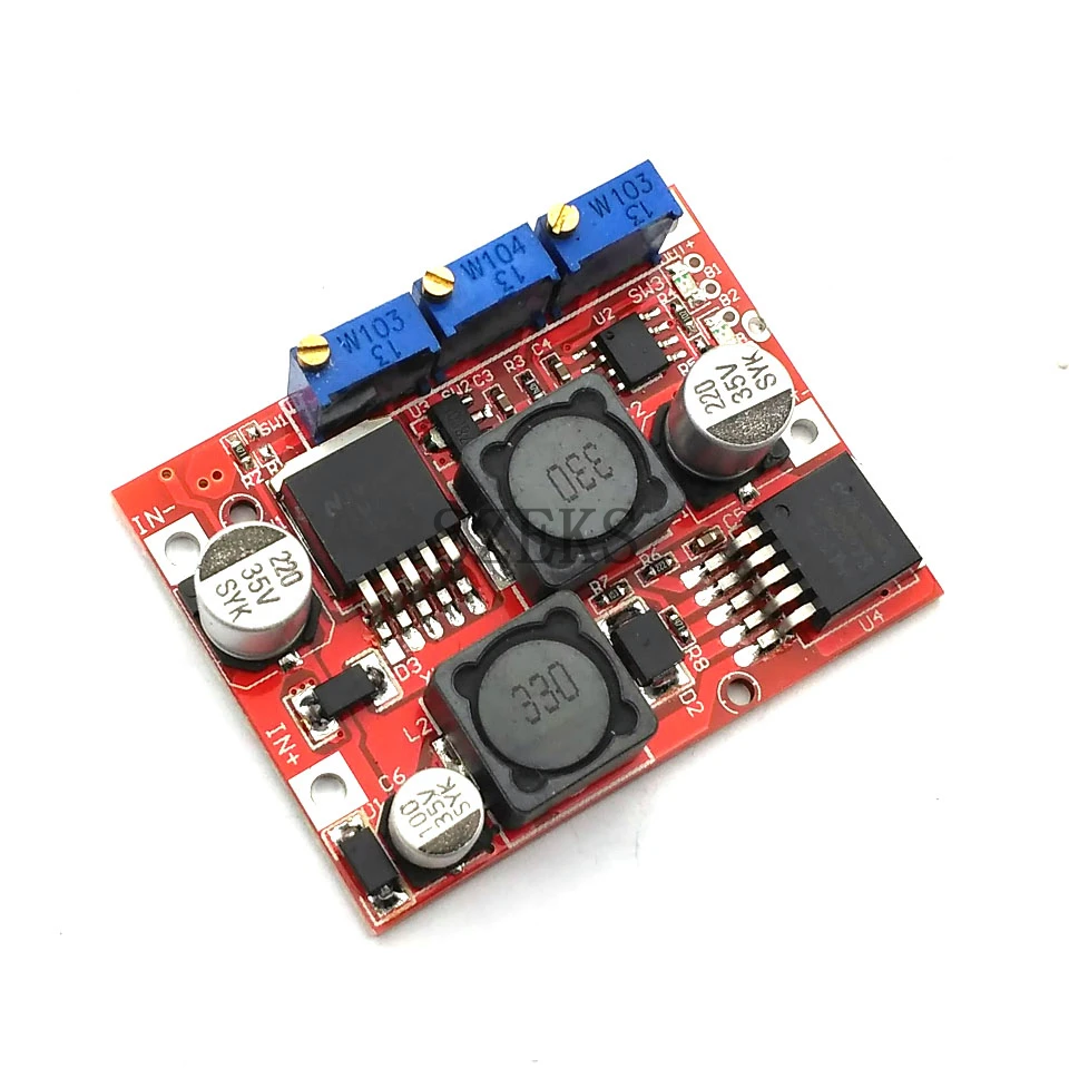 LM2577S LM2596S DC Adjustable Step Up Down Boost Buck CC CV Voltage Converter Module LED Driver Power Supply Voltage Reg