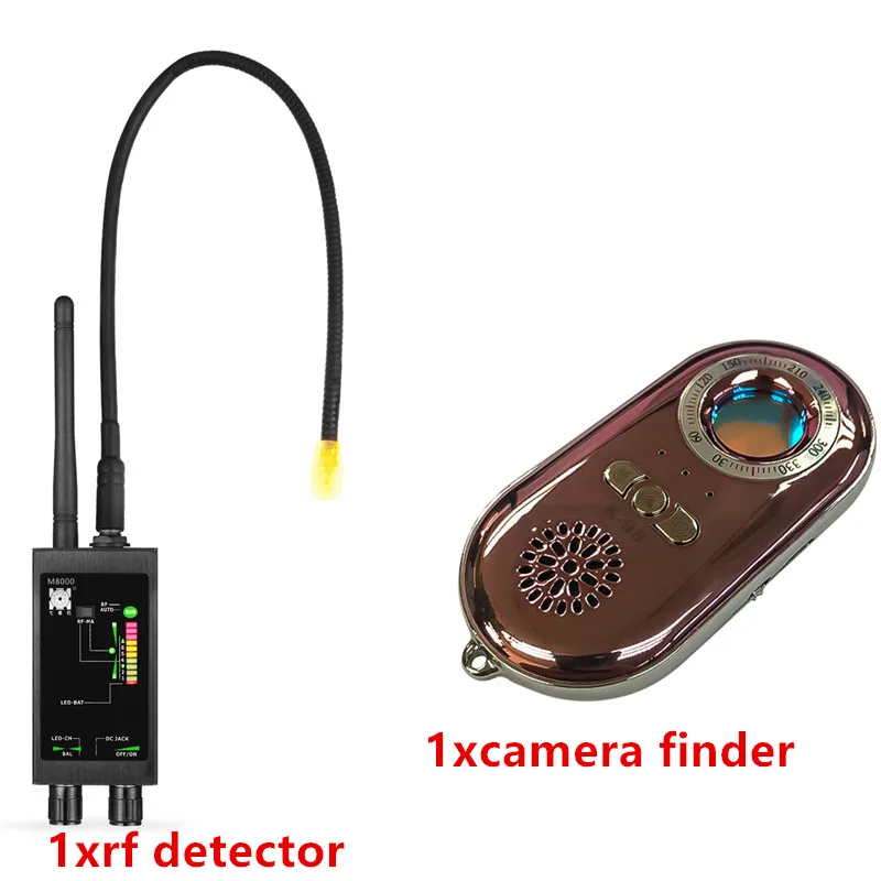 RF Detector Magnet Scanner GSM Audio Bug Camera Finder GPS Signal Lens Tracker Detect Wireless Products 1-12GHz