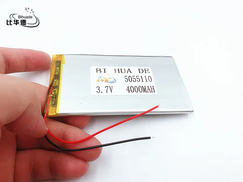 Li-Po 5055110 3.7V 4000 mah lithium polymer battery large-capacity PDA tablet PC MID polymer battery