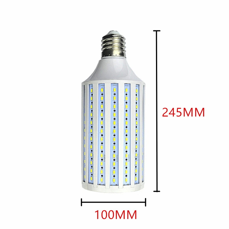 Imagem -02 - Lâmpada E26 E27 Conduziu a Lâmpada E39 E40 Conduziu a Lâmpada Smd5730 110v 220v 80w 216 Diodos Emissores de Luz do Bulbo do Milho do Brilho Alto a