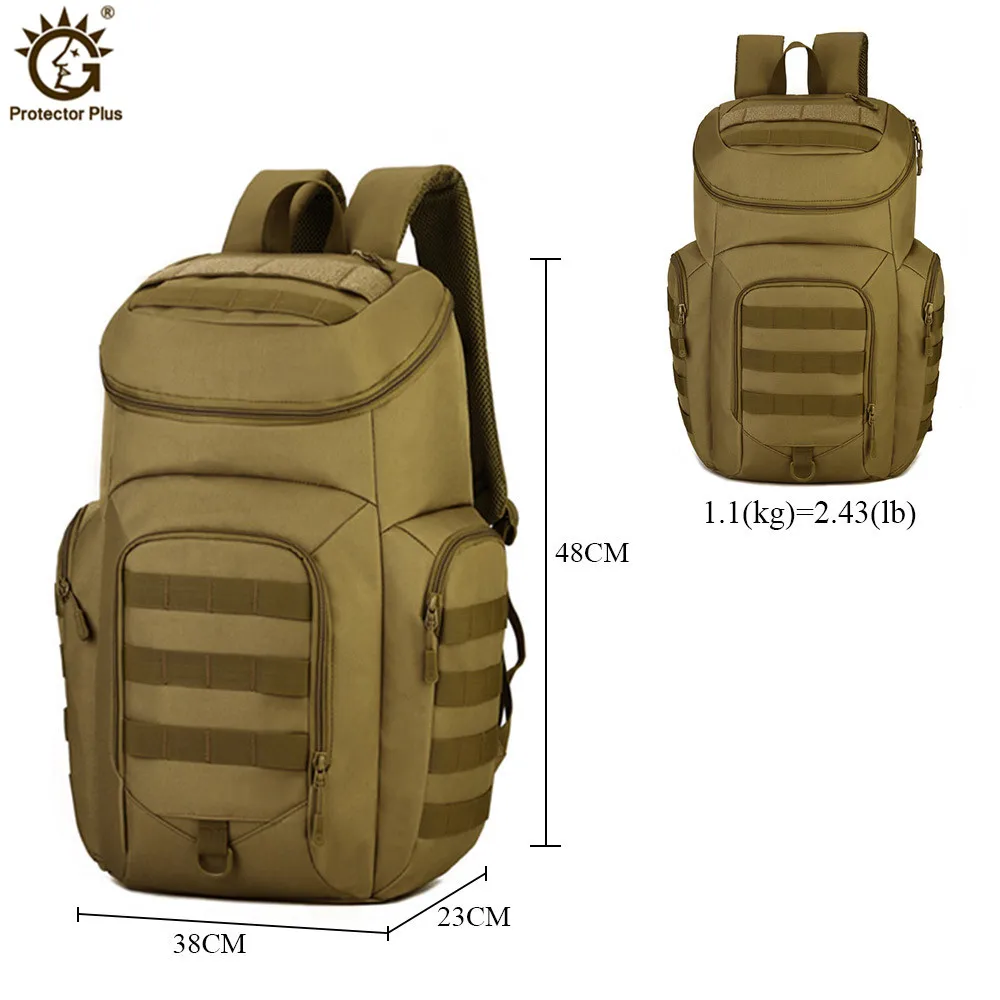 Imagem -04 - Mochila Tática Camuflagem para Homens e Mulheres Pacote de Assalto Impermeável Caminhadas ao ar Livre Camping Caça 40l