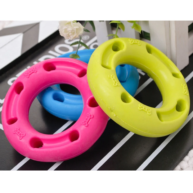 Pet Dog Toy Chew Rubber Small Rope Circle Toys for Cat Puppy Baby Dogs Non-toxic Rubber Toy Funny Interactive Game Pet Product