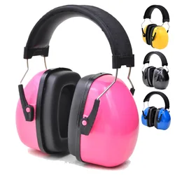 Kids/Adults Anti-Noise Head Earmuffs Adjustable Headband Ear Protector For Work Study Shooting Woodwork Hearing Protection