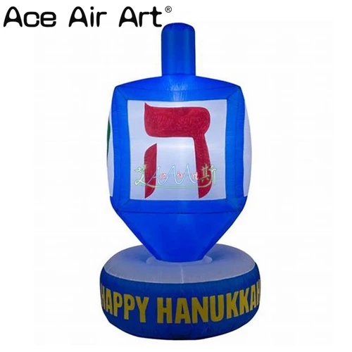 Menorá inflable popular para decoraciones del festival de Hanukkah