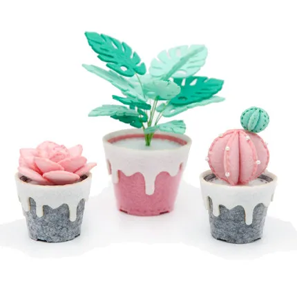 

Ins Succulent Combination Potted Non-Woven Fabric Handmade Diy Making Adult Material Package