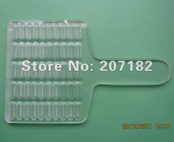 

5pcs/lot (Size 000-5 Capsule) Plexiglass 50 Grains Tablet Counter,Capsule Counter,Capsule Counting