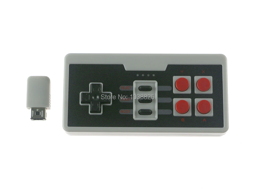 لوحة ألعاب لاسلكية لـ Nintendo Classic FC/NES ، إصدار كلاسيكي ، وحدة تحكم ألعاب صغيرة ، ملحق مع كابل شحن USB