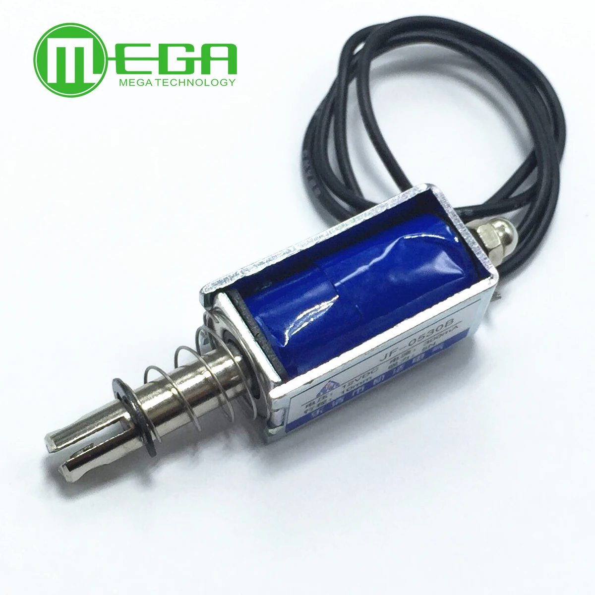 DC 12V 300mA 5N/10mm Precise Pull-Push-Type Solenoid Electromagnet JF-0530B New