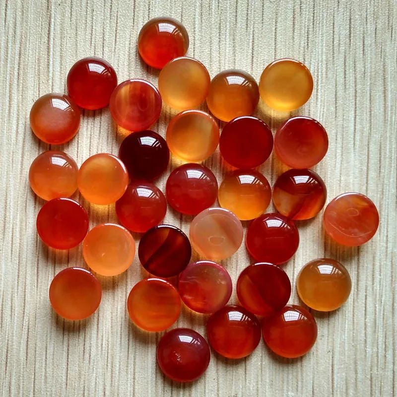 12mm Fashion good quality mixed round CAB CABOCHON natural stone beads for jewelry Accessories making wholesale 50pcs/lot