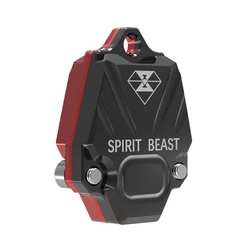 GEEST BEEST Motorfiets Klep Decoratie Kleurrijke Klep Accessoires Elektrische Deurslot Sleutel Shell Motorsiklet Kilit Zwart