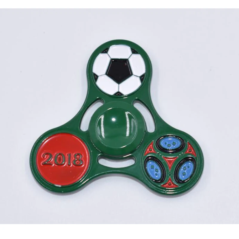 Collection 2018 Classic Football Hand Spinners Metal Fidget Spinner For Autism EDC and ADHD Anti Stress Toy for Child & Adult