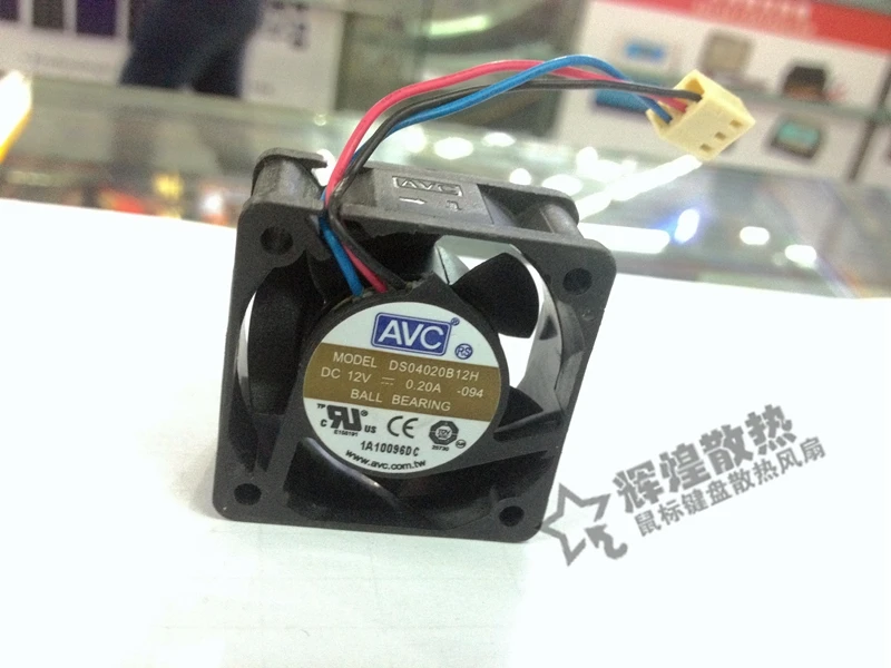 

NEW AVC 4020 12V 0.20A DS04020B12H cooling fan