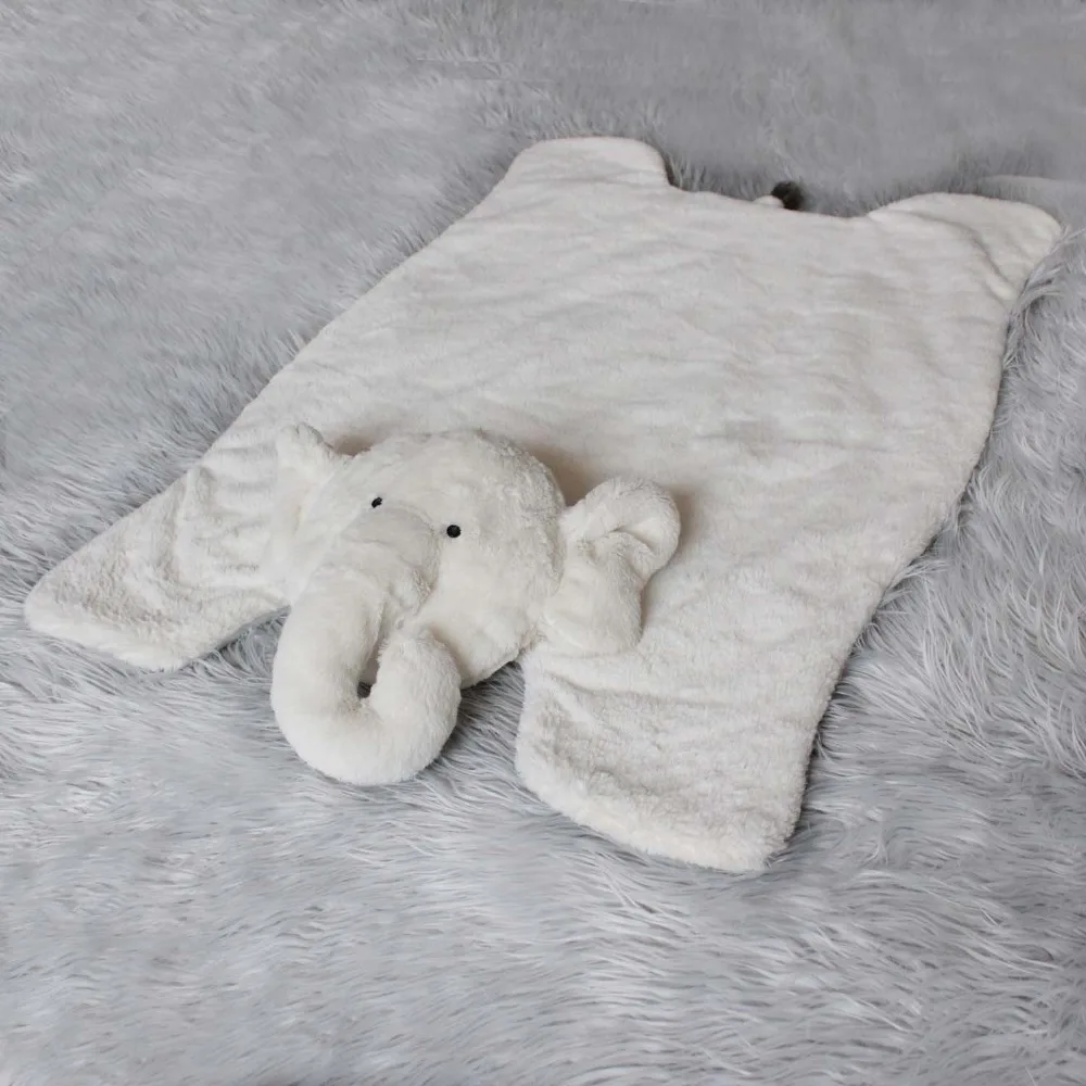 High Quality Child Climb Pad Cute Soft Plush Animal Baby blanket Play Mat, Baby Gym Mat Elephant Design