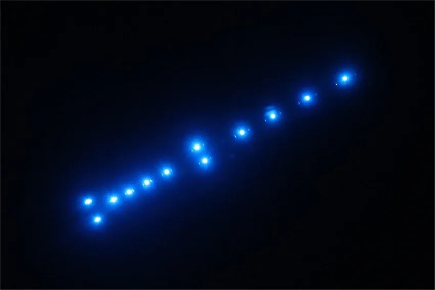 Inlay Blaue LED-Punkte Palisander-Griffbrett Ahorn E-Gitarrenhals Zubehörteile Gitarre Musikinstrumente – Detail 1