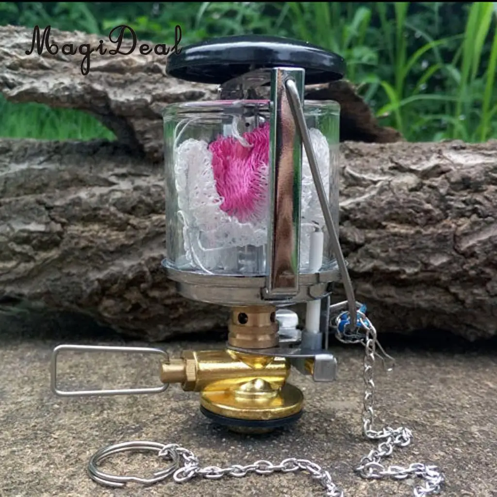 MagiDeal 3 قطعة العالمي الغاز فانوس العبي مقاومة اي اشعاعات الأمن التلوث الغاز مصباح الظل في الهواء الطلق معدات التخييم #5