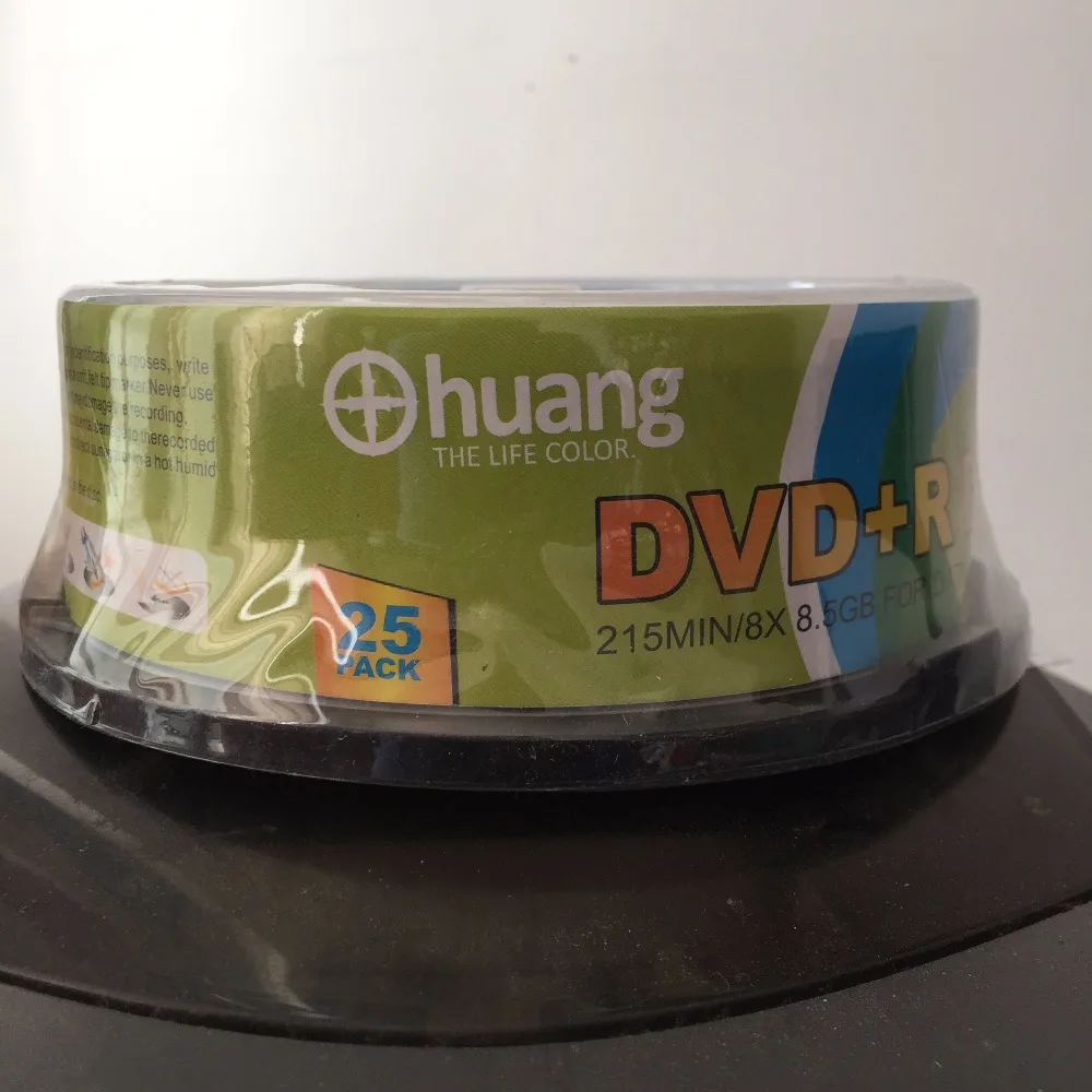 Wholesale 5 discs Less Than 0.3% Defect Rate Grade A 8.5 GB Blank Printable DVD+R DL Disc