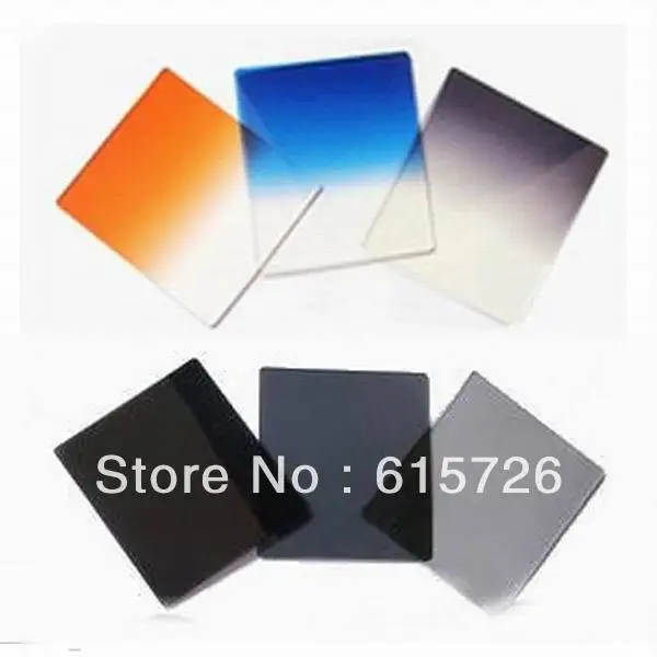 9 in1 1pcs(49-82) ring Adapter+ ND2 ND4 ND8+ Graduated Orange Blue grey square Filter for Cokin p series free ship+track number