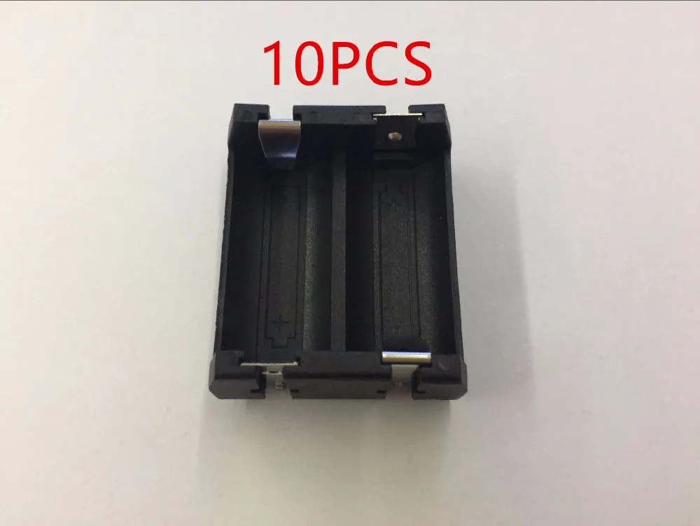 10 ピース/ロット DIY 2 スロット CR123A/16340 保護カバーリチウム電池収納ボックス電池ボタン電池ホルダーケースとピン