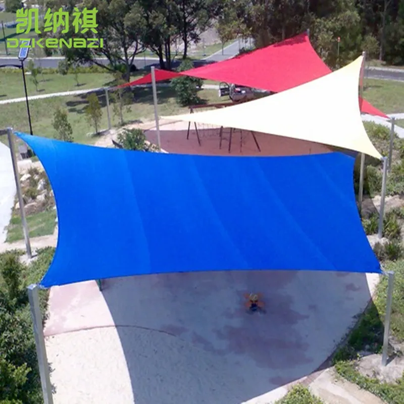 6 x 6 M Sun Shade Sail Canopy 160gsm Waterproof PU Coated Cloth Outdoor Awning Shelter Screen for Commercial Grade Outdoor Patio