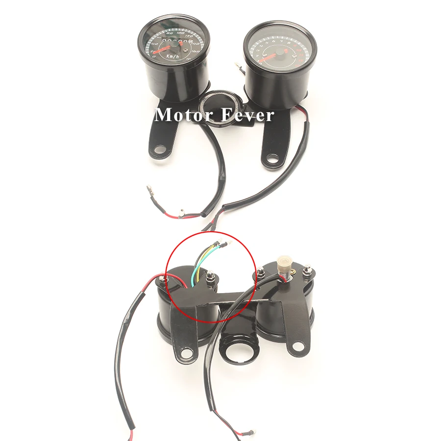 عداد السرعة للدراجات النارية عداد المسافات led أدوات كهربائية ميكانيكية رقمية ملحقات الدراجة النارية لهوندا GN125 Cg125