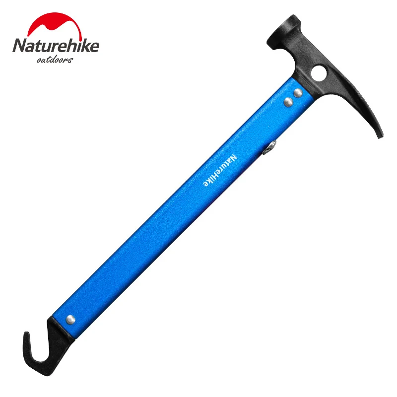 

Outdoor Multifunctional Aluminium Alloy Hammer Camping Nail Hammer Sappers Shovel Carbon Steel Polishing Hammerhead Hook