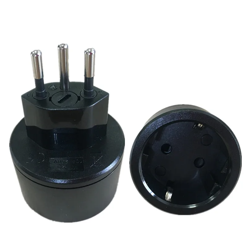 EU DE Germany socket 3 pin Swiss plugs adaptor Embedded Swiss adapter converter plug Swiss plugs turn to French plugs