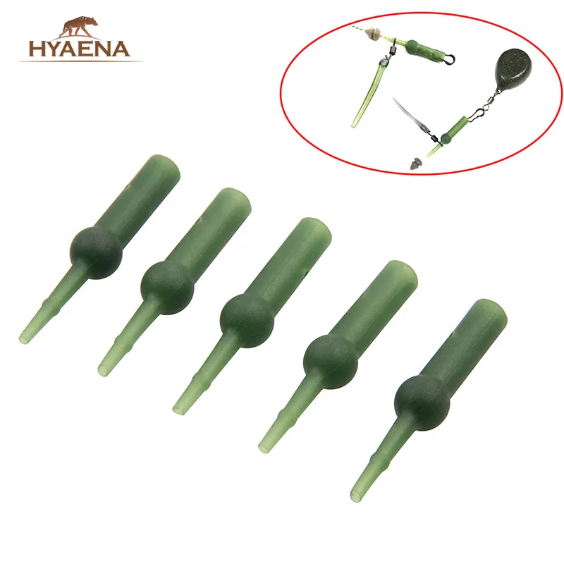 Hyaena 150pcs/lot Fishing Carp Tapered Tail Helicopter Buffer Bead  Sleeves Protect Fishing Line Chod Rig Tackles Accessories