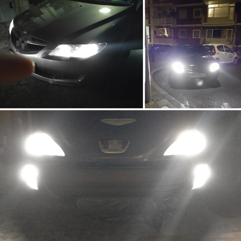 Urbanroad 1pcs H15 12V 55W Car Headlight Halogen Lamp Car Light Source Bulbs Super White 6000K Head Lamp Replacement Lamp Lights