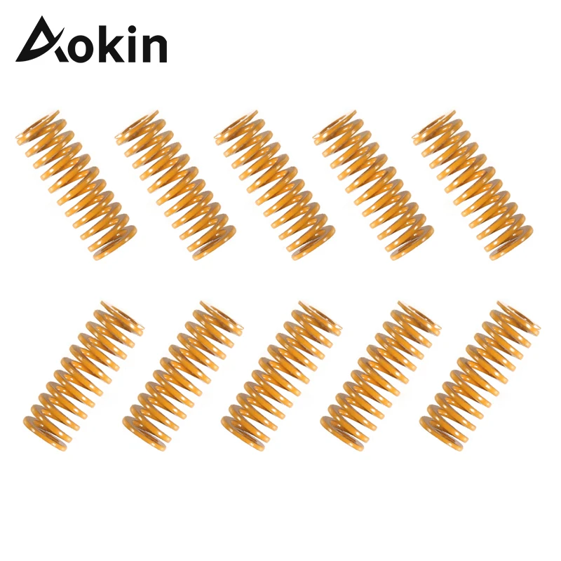 Aokin 3D Printer Parts Spring Length 20mm OD 8mm ID 4mm Heat Bed Compression Springs for Creality CR-10 10S S4 ender 3