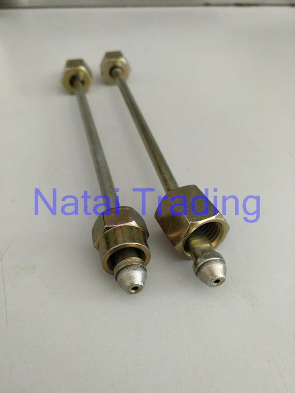 2pcs short oil tube 200mm high pressure diesel pipe oil tube fuel delivery tube for diesel nozzle tester spare part