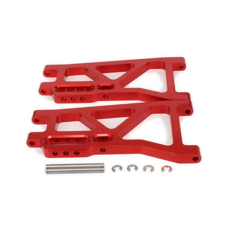 Brazos A DE Control DE SUSPENSIÓN inferior trasera de aleación de aluminio, 2 piezas, 513008 para coche Rc 1/10 FS Truck Buggy 53810, piezas mejoradas Hop-Up