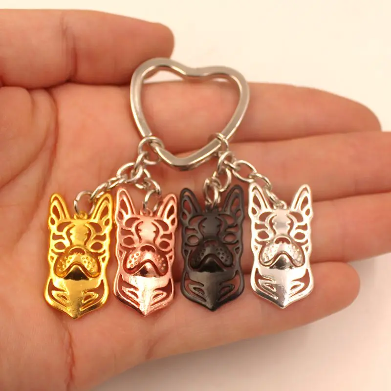 Cute Boston Terrier Dog Animal Cute Purse Handbag Charm Handmad Keychain For Bag Car Women Men Girls Boys Love Jewelry K152