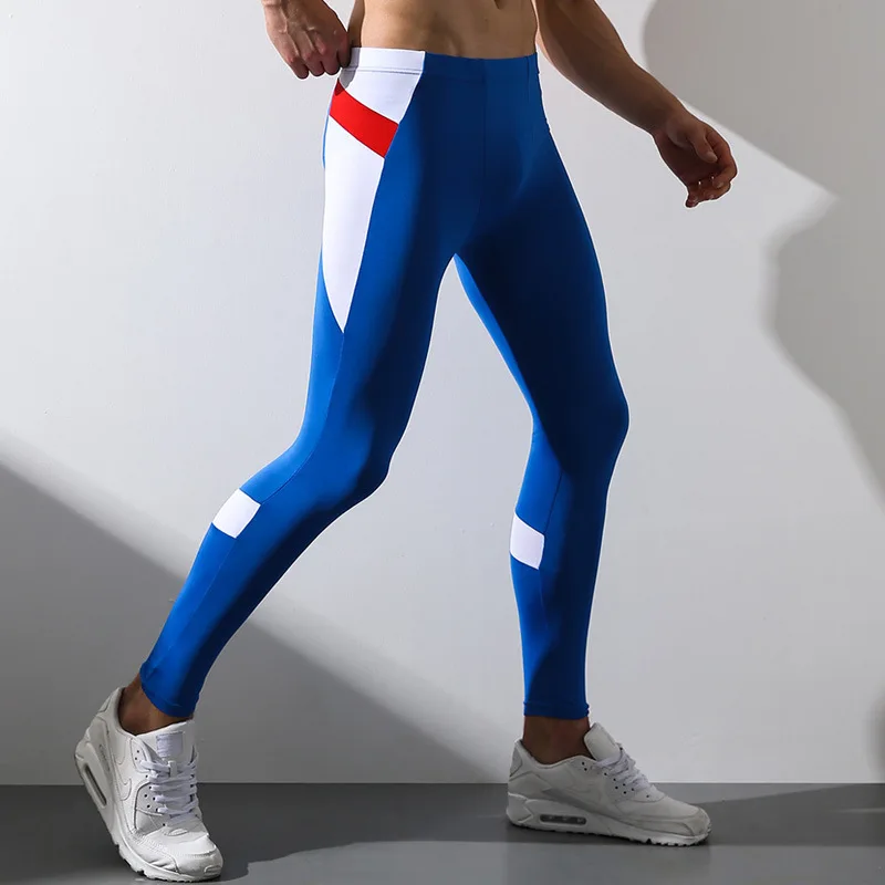 Men Compression Pants Mens Leggins Running Tights Leggings Sport Sexy Patchwork Athletics Workout Yoga Fitness Pant Sportswear