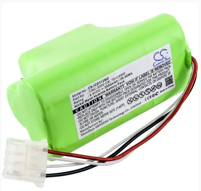 Cameron Sino 3500mAh battery for INNOMED HeartScreen 112d 7/NC-3000-CR 7D-C2500 PPC 002 Medical Battery