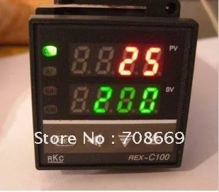 100% New Dual Digital F/C PID Temperature Controller REX-C100