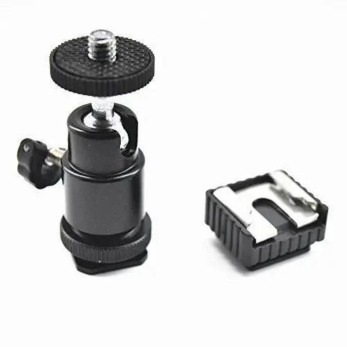Mini Bóng Đầu Fr Camera Với Bộ Chuyển Đổi Giày Nóng Và Lạnh Đế Giày DSLR Rig Phần Cho Chân Máy Ảnh