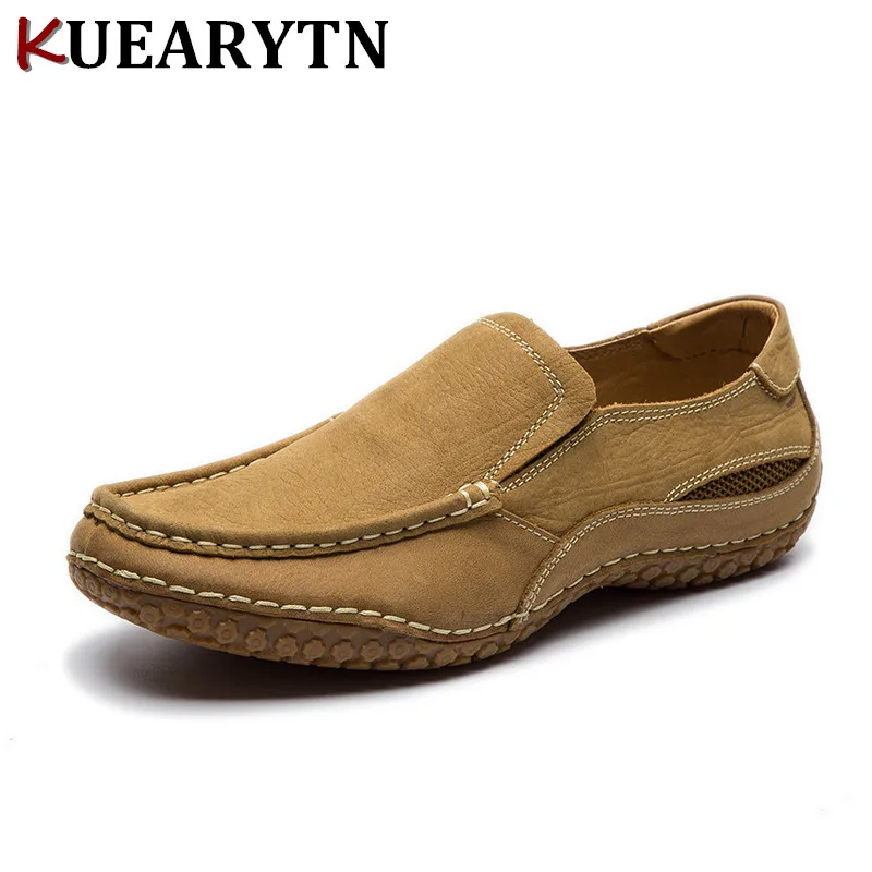 

2023 spring new European brand men's casual shoes first layer of leather breathable wear men's shoes 39-44 53010