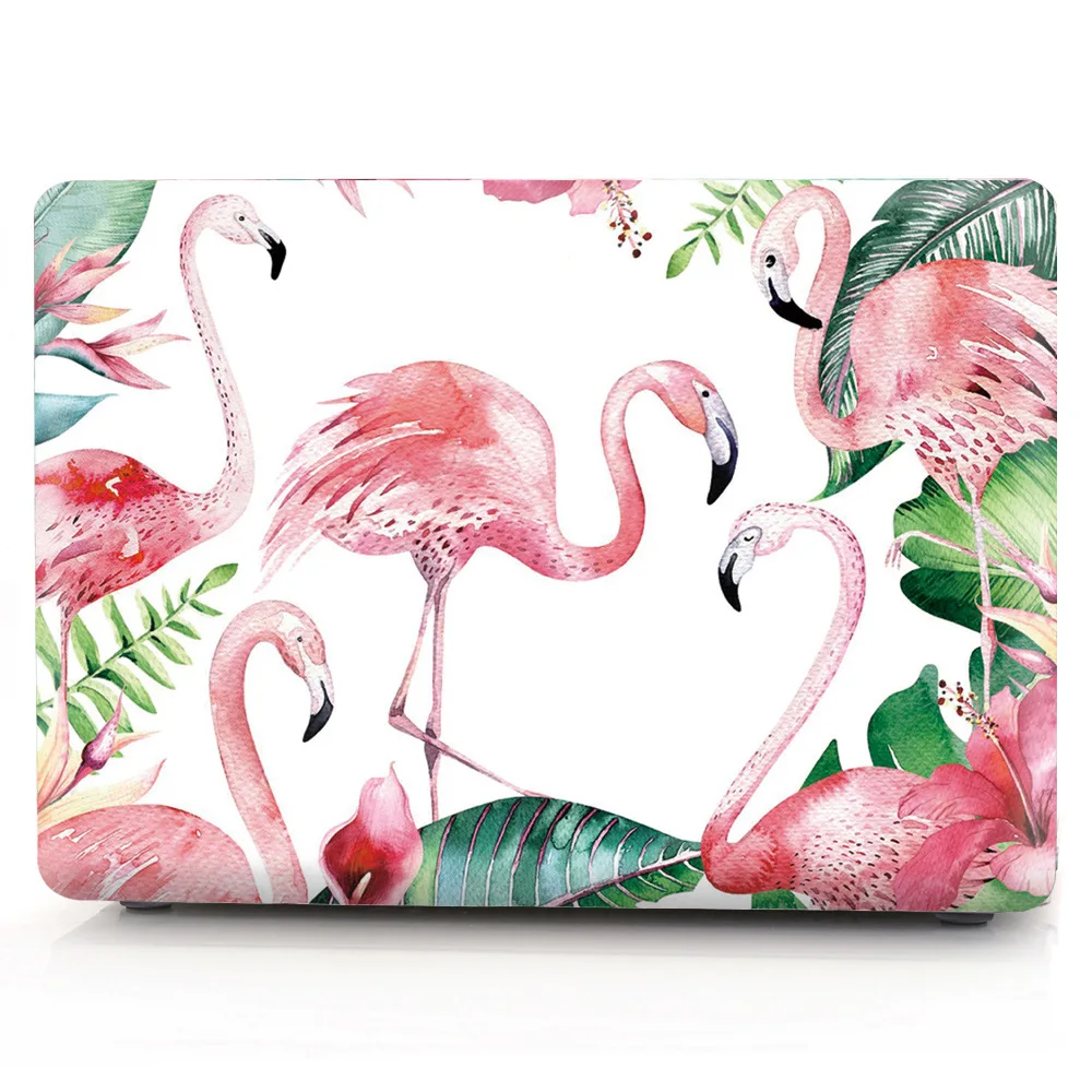 For Macbook Shell For Apple Laptop Flamingo Computer Shell Air 13.3 A1932 Shell Pro Rteina Touch Bar 11 12 13 15 Inches