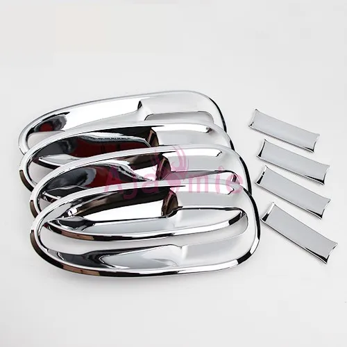 2014-2017 Voor Mercedes Benz Vito W447 Interieur Cover Dashboard AC Outlet Trim Audio Handvat Bekerhouder Panel Chrome accessoires - afbeelding 1