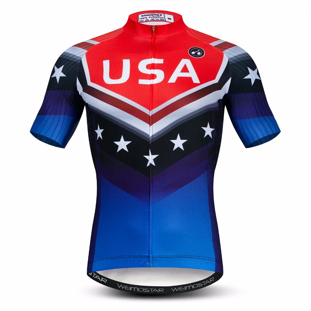 

Weimostar США 2019 Велоспорт Джерси Мужская велосипедная Джерси дорожный MTB велосипедные топы Летняя профессиональная команда Ropa Maillot Ciclismo гоночная рубашка Красный