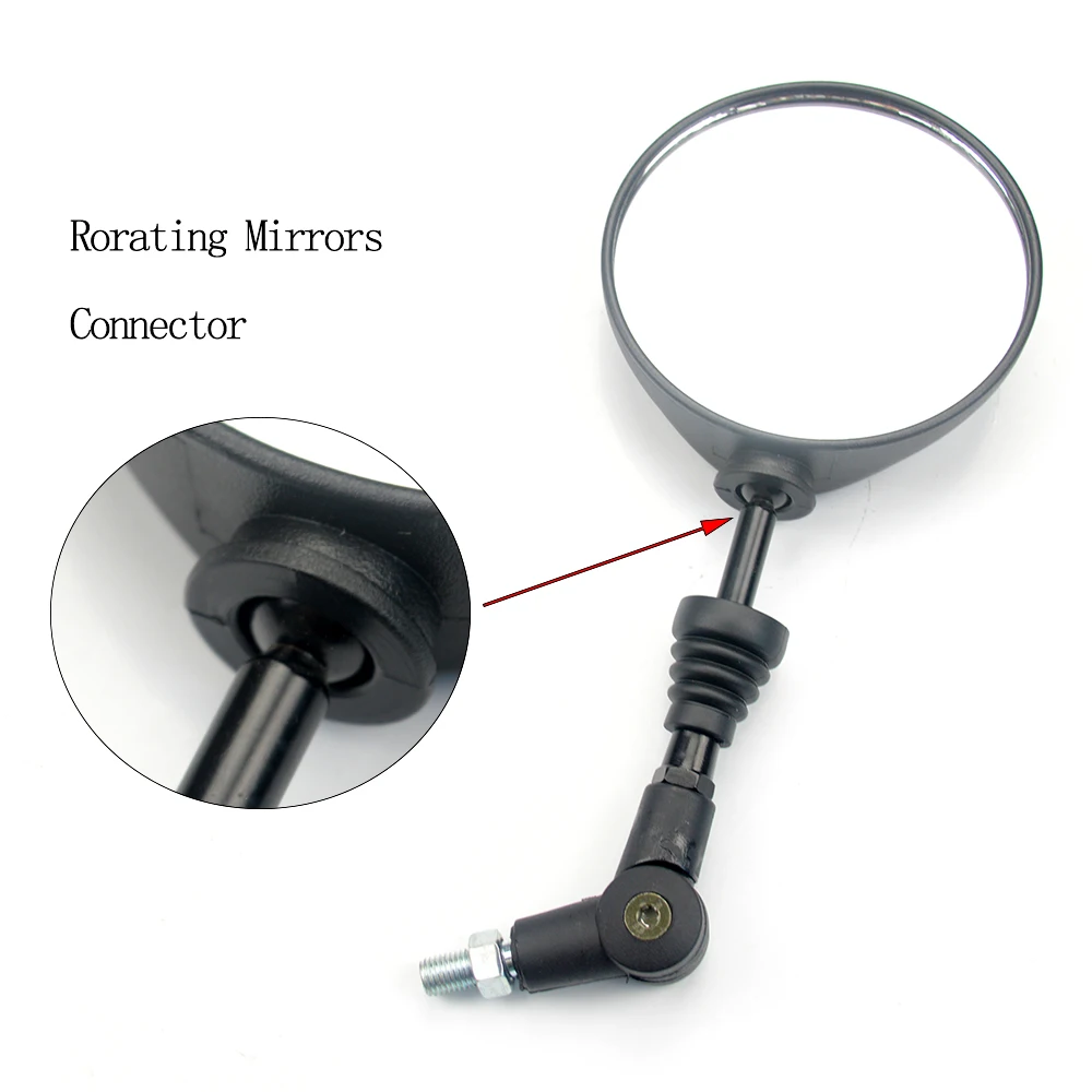 Custom Black Universal Folding Motorcycle Mirror motorbike Side Mirrors Rearview Mirror 8mm 10mm For yamaha Honda Suzuki