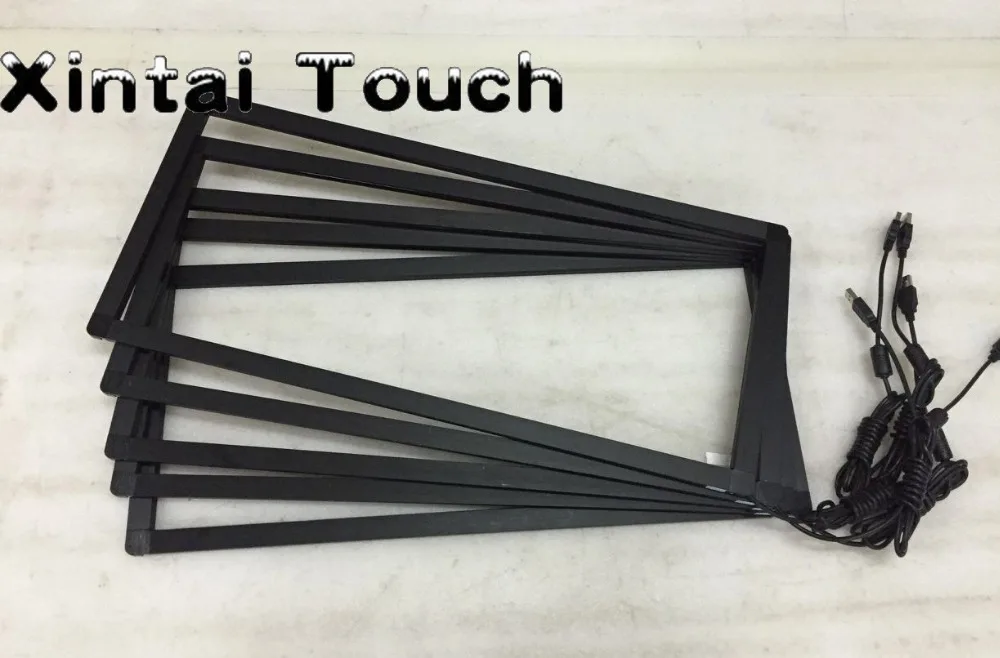 Xintai Touch! 24 Inch 16:9 ratio 10 points IR Touch Screen Frame Overlay Kit without glass