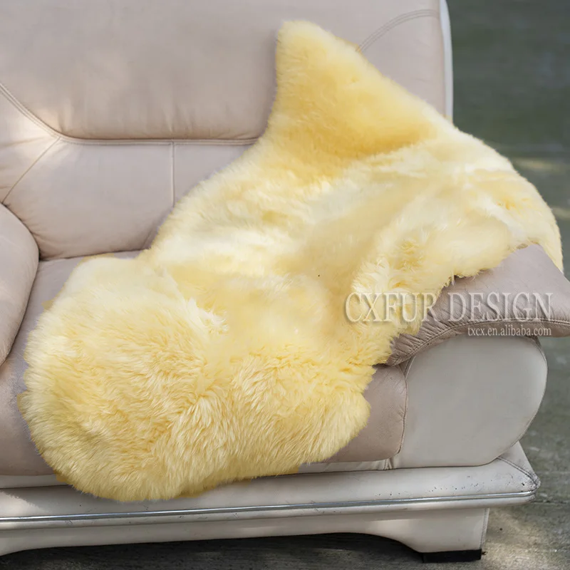 CX-D-112D Throw Rug Australian Sheepskin Hairy Carpet For Living Room Bedroom Area Rugs