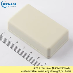 ABS junction box small plastic control box Plastic enclosure for electronics plastic box for PCB project diy design 61*36*15mm