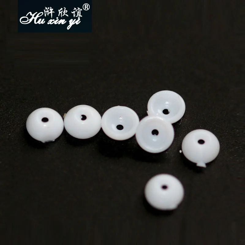 HXY 100PCS Semicircle road sub block half round block without sharp angle carp fishing gear accessories fishing bead