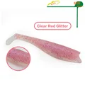 Clear Red Glitter