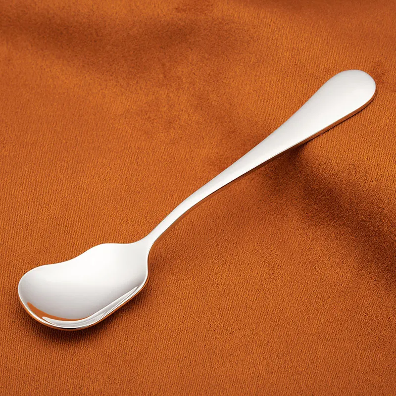 

S999 sterling silver handmade coffee spoon dessert, ice cream, teaspoon picnic kitchen accessories