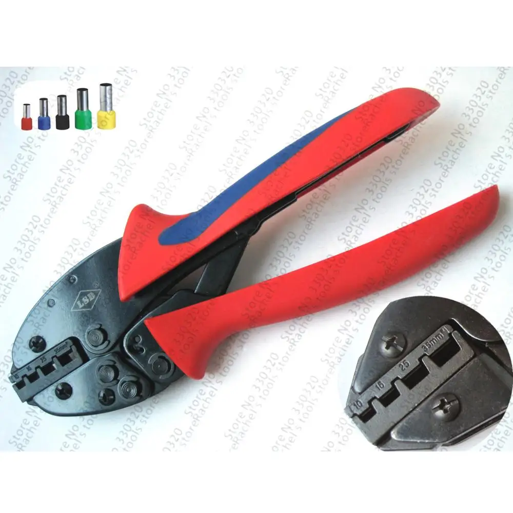 10-35mm2 8-2AWG NEW GENERATION OF ENERGY SAVING CRIMPING PLIERS For Cable Ferrules,End Sleeves S-1035GF