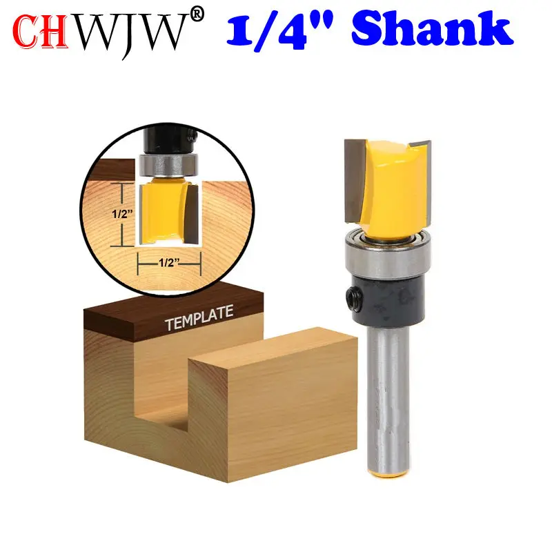 1pc Hinge Mortising Router Bit - 1/2